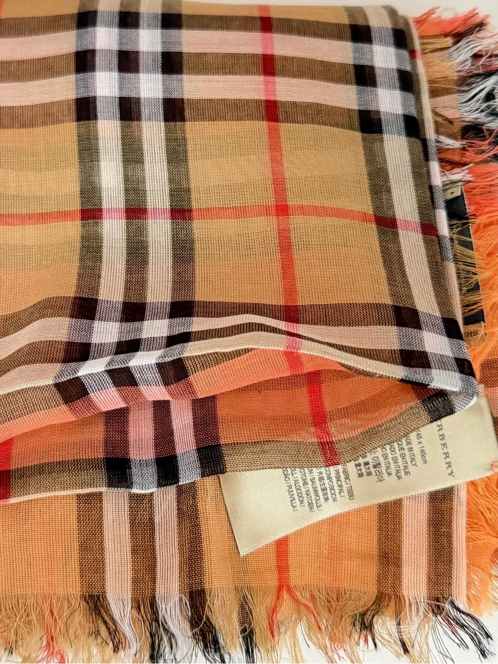 Burberry image shows